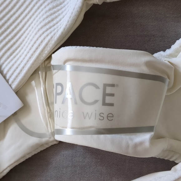 L*Space Chloe Sol Bikini Set Cream Rib - Picture 3 of 6